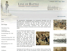 Tablet Screenshot of line-of-battle.de